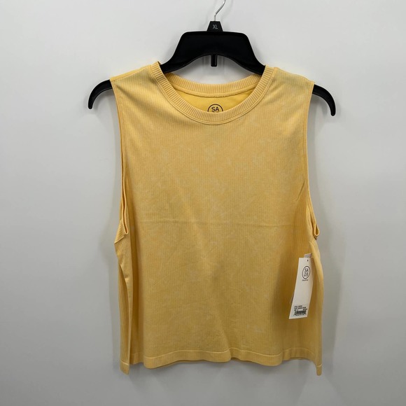 Sage Tops - Sage Collective Women's Tank in Banana Cream Size Medium